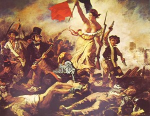 Eugène Delacroix: La Libertà che guida il popolo